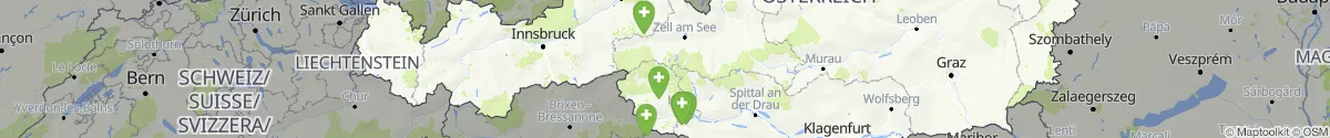 Kartenansicht für Apotheken-Notdienste in der Nähe von Nußdorf-Debant (Lienz, Tirol)